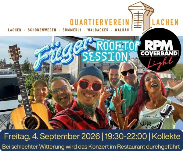 Konzert auf dem Dach von Füger
