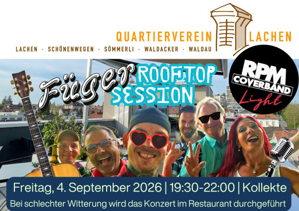 Konzert auf dem Dach von Füger